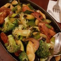 Soy cutlet platter.  at Ginger Root in New York City