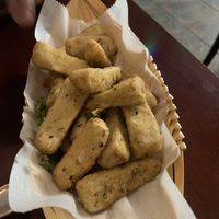 Fried oyster mushrooms   at Ginger Root in New York City