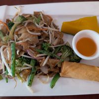 Vegetable Chow fun Noodle at Ginger Root in New York City