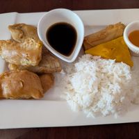 Yam Taro Pumpkin Tempura at Ginger Root in New York City