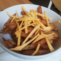 Cheese chips at Holy Cow in Edinburgh