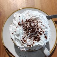 Vegan hot chocolate at Holy Cow in Edinburgh