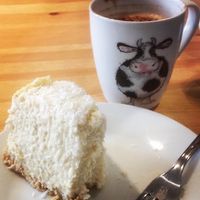 raffaello cheesecake at Holy Cow in Edinburgh