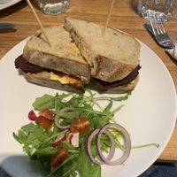 Vegan Pastrami sandwich  at Holy Cow in Edinburgh
