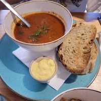 Soup of the day at Holy Cow in Edinburgh