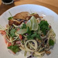 Pad Thai salad at Holy Cow in Edinburgh
