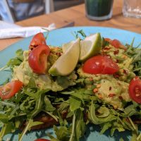 Mashed avocado sandwich at Holy Cow in Edinburgh