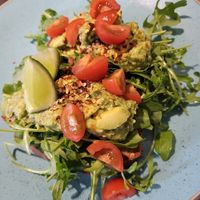 the bread was not to my liking (avocado toast) at Holy Cow in Edinburgh