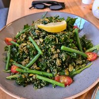 Kale quinoa salad at Holy Cow in Edinburgh