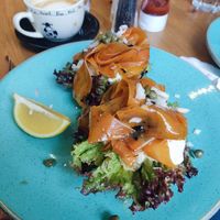 "Salomon" sandwich at Holy Cow in Edinburgh