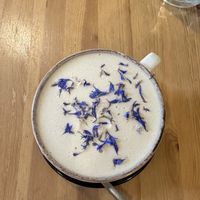 Earl grey matcha  at Holy Cow in Edinburgh