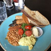 The vegan breakfast (served all day), just great  at Holy Cow in Edinburgh