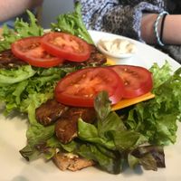 Vegan BLT style sandwich  at Holy Cow in Edinburgh
