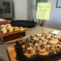 vegan cakes  at Holy Cow in Edinburgh