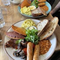 Full vegan breakfastt  at Holy Cow in Edinburgh