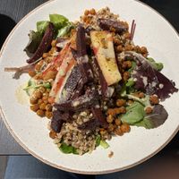 Root vegetable bowl  at Holy Cow in Edinburgh