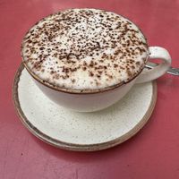 Chai latte  at Holy Cow in Edinburgh