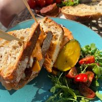 Ruben Sandwich - so tasty and full of flavours… wiuld come back just for this sandwich !!! at Holy Cow in Edinburgh