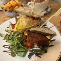 Vegan Reuben  at Holy Cow in Edinburgh