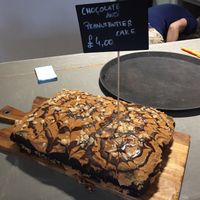 Chocolate and Peanut butter cake at Holy Cow in Edinburgh