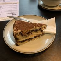 Gluten-free tiramisu cake  at Holy Cow in Edinburgh
