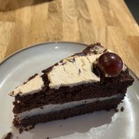 Black Forest cake (didn’t actually taste strong of anything chocolate or berries/fruit)  at Holy Cow in Edinburgh