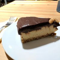 Peanut butter chocolate cheesecake at Holy Cow in Edinburgh