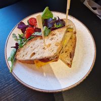 Lovely sandwich at Holy Cow in Edinburgh