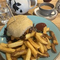 Vietnam’s tofu burger - really good  at Holy Cow in Edinburgh