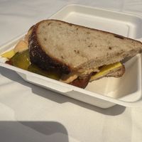 Half of a reuben sandwich  at Holy Cow in Edinburgh