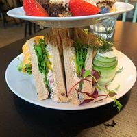 All savoury items delicious at Holy Cow in Edinburgh