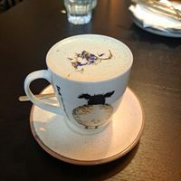 Blue matcha (but not very blue - at least compared to their insta photos) and had no flavour at all, just creamy oat milk at Holy Cow in Edinburgh