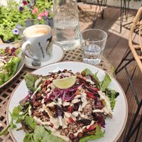 Root veggies bowl at Holy Cow in Edinburgh