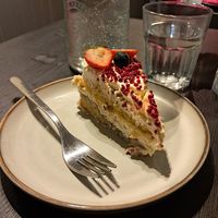 Victoria Sponge Cake at Holy Cow in Edinburgh