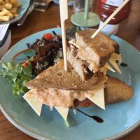  Rueben sammie   at Holy Cow in Edinburgh