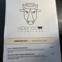   at Holy Cow in Edinburgh