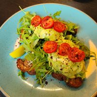 Avocado toast at Holy Cow in Edinburgh