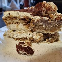 Tiramasu Cake ohh wowzers at Holy Cow in Edinburgh