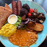 Gluten Free Vegan Scottish Breakfast at Holy Cow in Edinburgh
