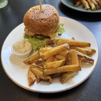 Vietnam burger. Looked great but lacking flavour   at Holy Cow in Edinburgh