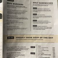   at Holy Cow in Edinburgh