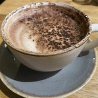 Hot chocolate   at Holy Cow in Edinburgh