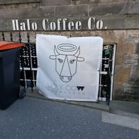 entrance  at Holy Cow in Edinburgh