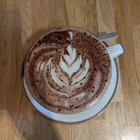 Hot chocolate at Holy Cow in Edinburgh