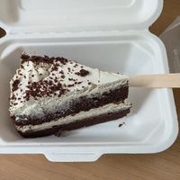 Double Chocolate Cake at Holy Cow in Edinburgh