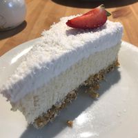 Coconut Cheesecake at Holy Cow in Edinburgh
