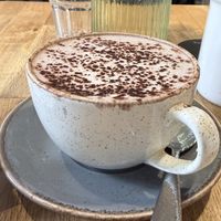Hot chocolatee  at Holy Cow in Edinburgh