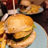Vietnamese Tofu burger at Holy Cow in Edinburgh