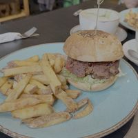 Quarter Pounder Burger at Holy Cow in Edinburgh