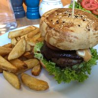 Quarter pounder - fabulous!!! at Holy Cow in Edinburgh